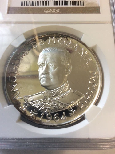 1964 ORDER OF MALTA Knights Grand Master MOJANA Old Proof Silver Coin NGC i85334