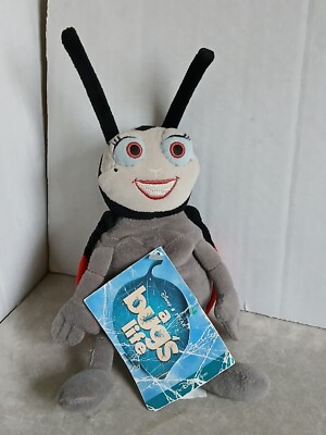 Disney Pixar A Bug's Life Francis der Marienkäfer Plüsch mit Etikett 8 Zoll # 808