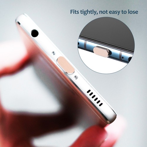 8 Pcs USB C Plugs Type C Covers Phone Port Caps Protectors Compatible with Most - 第 5/11 張圖片