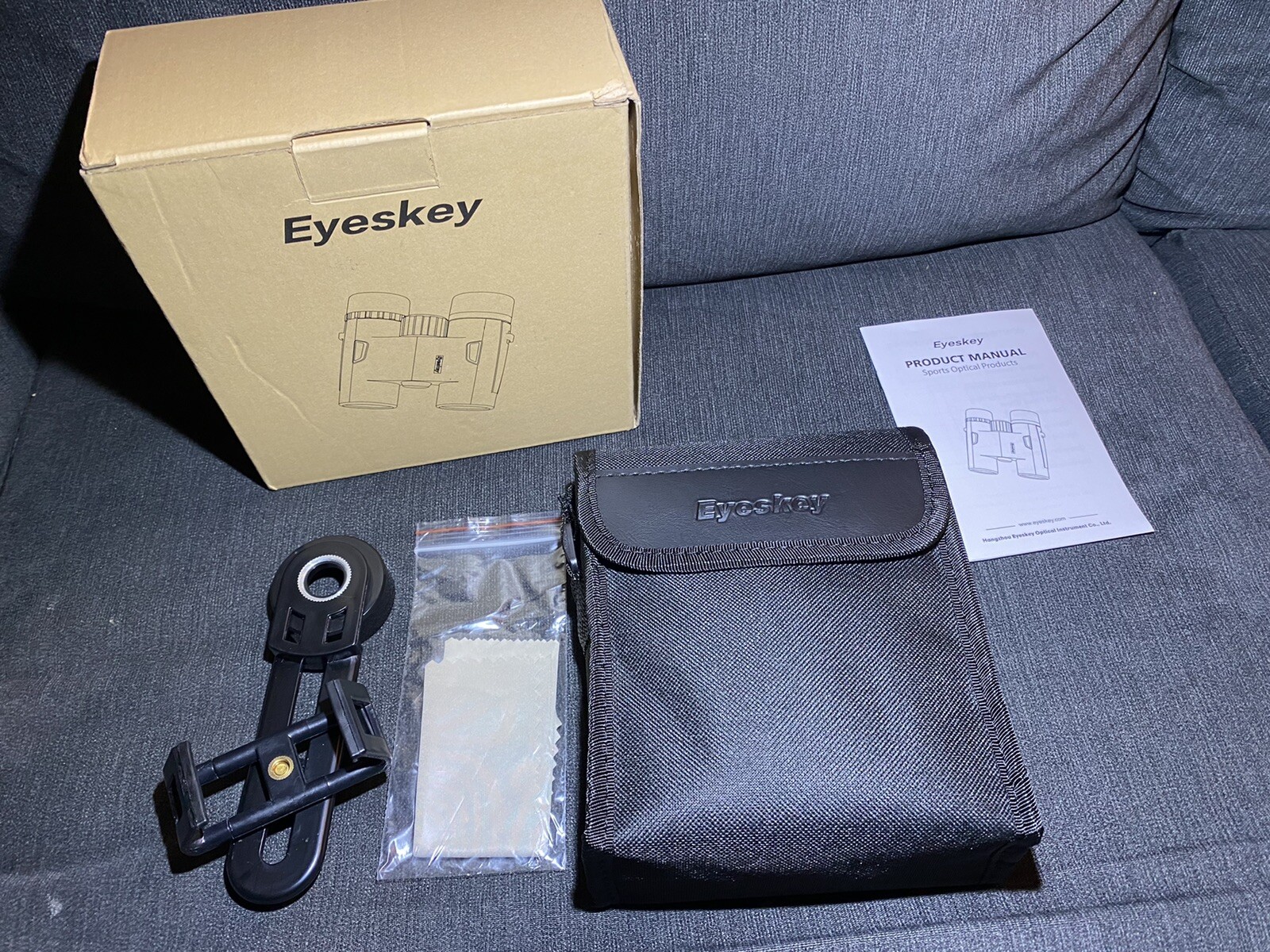 Eyeskey Wayfarer 8x32 Compact Binoculars for Adults & Kids with Phone
