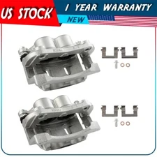 Front Pair Brake Calipers w/ Bracket For 2007 - 2015 2017-2022 NISSAN ARMADA