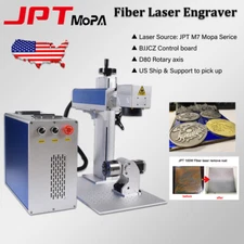 60W/100W/200W JPT M7 Fiber Laser Marking Mopa Laser Engraving Cutting Machine US