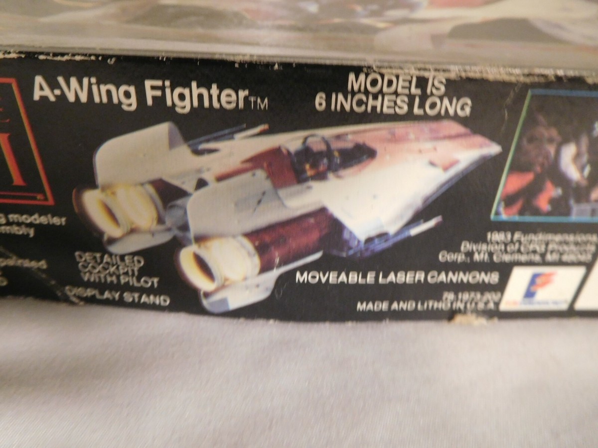 Vintage MPC Star Wars Return of the Jedi A-Wing Fighter Model | eBay
