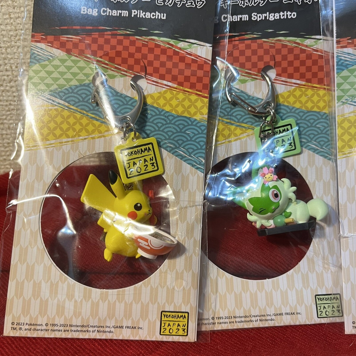 4 set Pokemon World Championships 2023 Yokohama Figure Keychain
