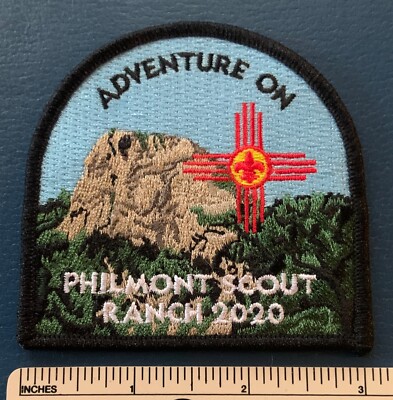 2020 PHILMONT RANCH Boy Scout Adventure On PATCH Tooth of Time BSA Cimarron NM