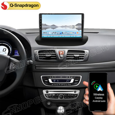 Qualcomm Android 15 Autoradio GPS Carplay 4+64G Für Renault Megane III 2009-2015