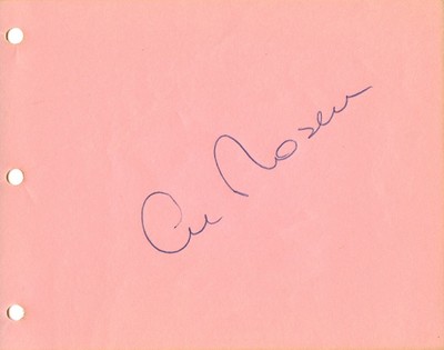 AL ROSEN Autograph | eBay
