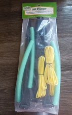 Expert Gardener 9 Piece Tree Stake Kit Plastic Tree Stakes