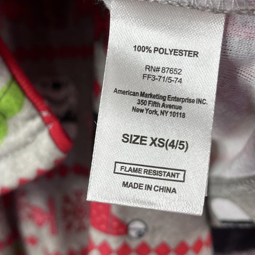 Star Wars Kid’s XS 4/5 Disney Yoda Storm Trooper Flannel Pajamas Christmas - Picture 9 of 11