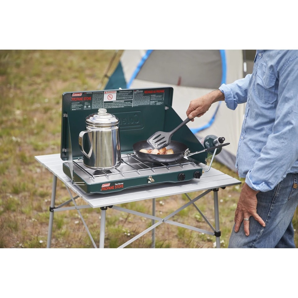 Coleman Matchlight 10,000 BTU 2Burner Propane Stove Camping Stoves eBay