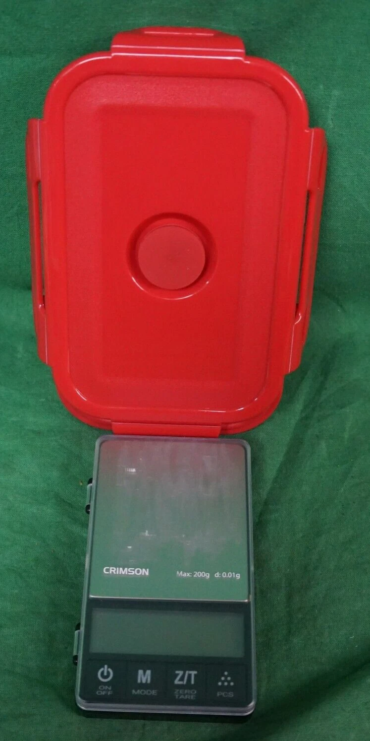 Crimson Truweigh CR-200-01-BK Digital Mini Scale & Collapsible Bowl