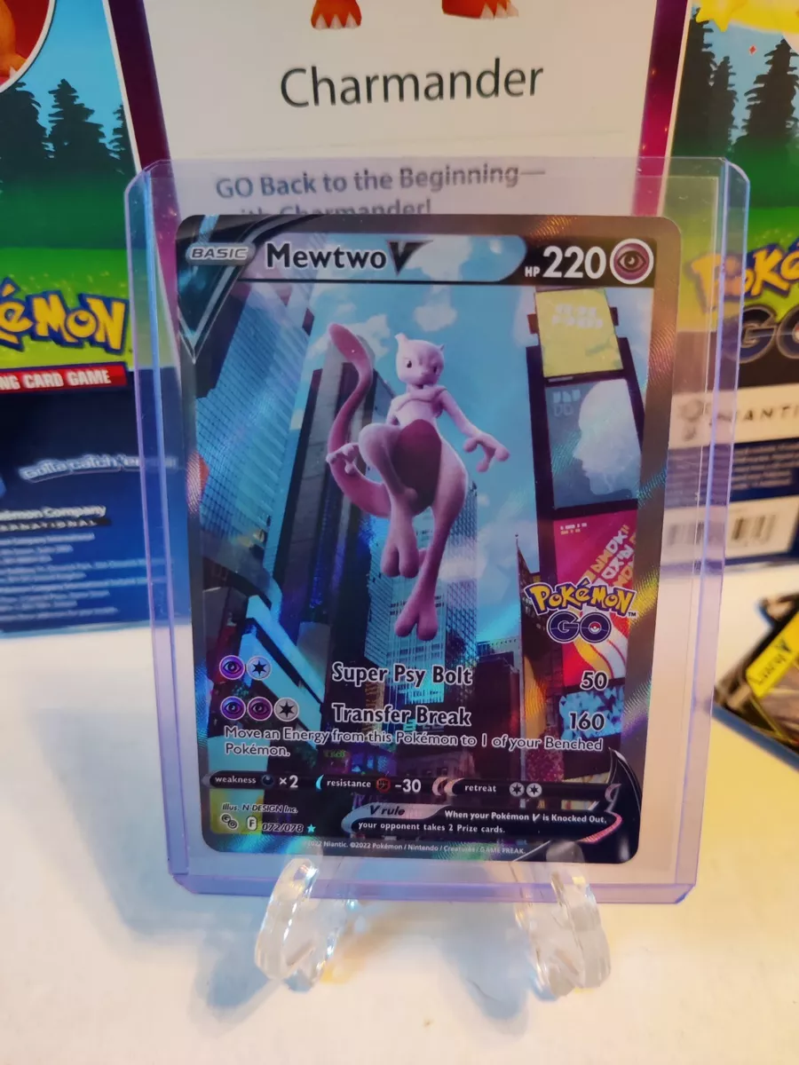 Pokemon Trading Card Game 072/078 Mewtwo V : Rare Ultra Card