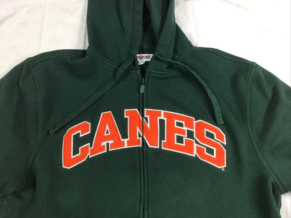 Miami hurricanes zip up best sale hoodie