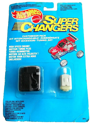 Hot Wheels SUPER CHARGERS Customizer Pack 1989 Mattel Toys Boxed New on Card