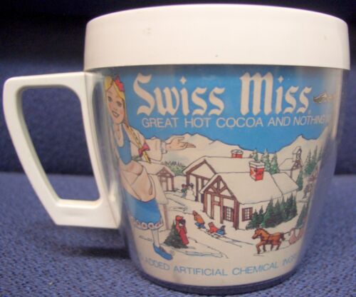 Tasse publicitaire vintage Swiss Miss, tasse à insérer en papier - Photo 1/1