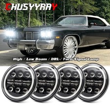 For Oldsmobile Delta 88 1965-1975 5-34 5.75inch Led Headlights Hi-lo Beam Lamp