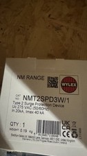 WYLEX SURGE PROTECTION DEVICE TYPE 2 40KA 1MOD DP SPD NMT2SPD3W/1