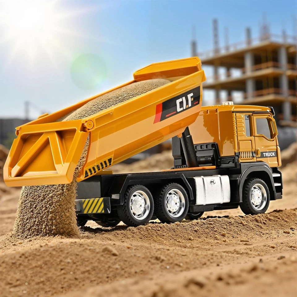 Tonka Steel Classics Mighty Dump Truck - Made with Steel & Sturdy Plastic, Yello - Image 4 of 4