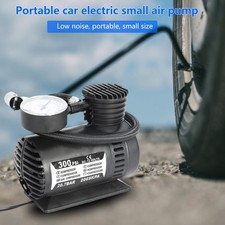 12V Mini Air Compressor Automatic Car Electric Tire Air Inflator Pump New 300PSI