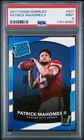 2017 PANINI DONRUSS #327 PATRICK MAHOMES II ROOKIE RC PSA 9