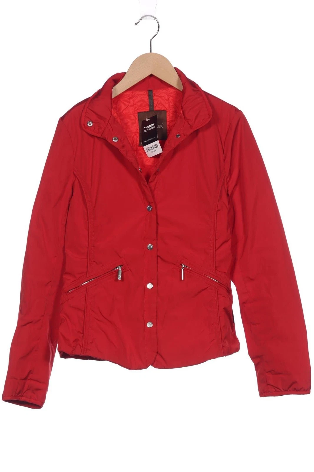 Moncler giacca donna giacca anorak jacket cappotto corto taglia M piumino rosso #3ehqde4
