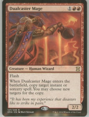 Dualcaster Mage 127 Non Foil Regular Border Eternal Masters MTG