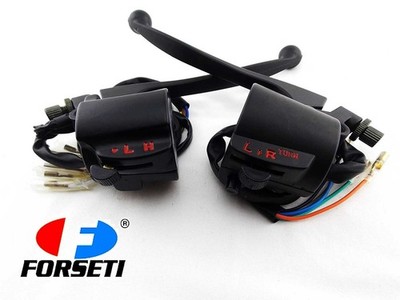 HONDA CD125SS 73-76 BLACK HANDLEBAR SWITCH BLOCK LEVER HEADLIGHT INDICATOR HORN