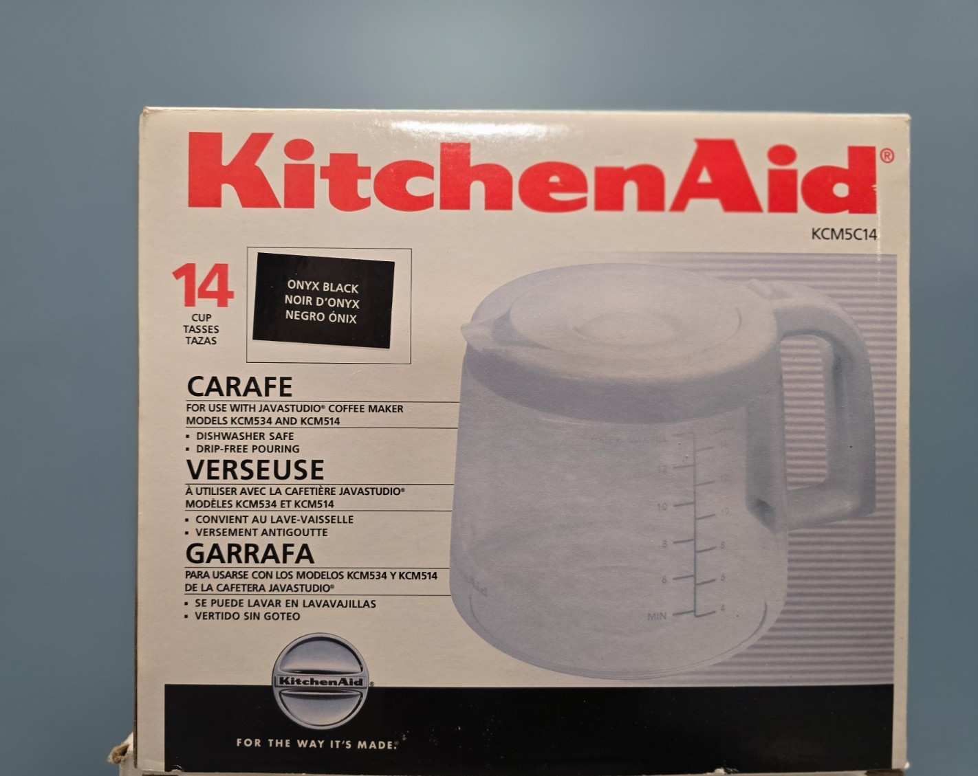 KitchenAid 14 Cup Replacement Carafe Onyx Black - KCM5C14