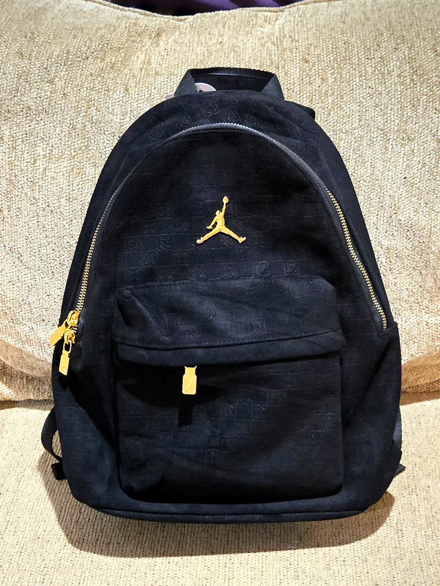 Jordan Nike Backpack Monogram *Rare Limited Edition Suede* BNWT | eBay