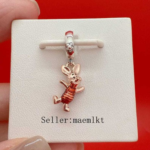 New 925 Sterling Silver Winnie the Pooh Piglet Dangle Charm 792208C01