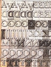 24 pt Goudy Handtooled (ATF 475) for Letterpress Type for printing #1