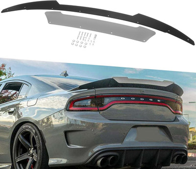 Venom V2 Rear Wickerbill Spoiler for Dodge Charger 2015-2024 SRT Scat Pack Hellc