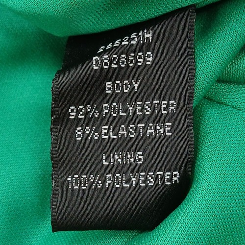 JS Collections El Sl High Neck Dress UK10 Green Embellished Classy NWT RMF-FPL19 - Picture 9 of 9
