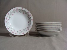 7 MEITO CHINA Fruit Bowls In The Allegro Pattern, Japan