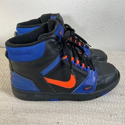 Nike Air Force 2 NYC Black Blue Orange 624006-081 Mens 9.5 Vintage