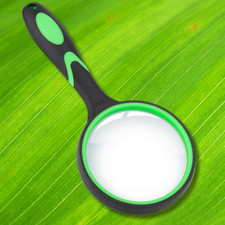 NEW Shatterproof Magnifying Glass 10X Large Handheld Magnifying Glass for Senior