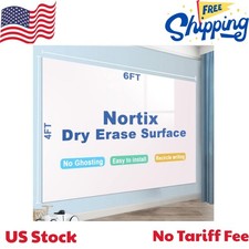 White Board Paper for Wall, Whiteboard Contact Paper, Dry Erase-4x6ft