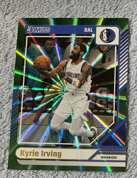 Kyrie Irving MAVERICKS  #109 2024-25 Panini Donruss Holo Green Laser
