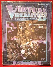 FASA Shadowrun 2nd Ed. Virtual Realities 2.0 RPG Roleplaying Game 1995 Paul Hume
