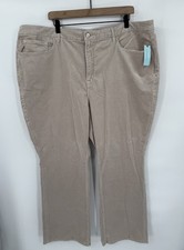 NEW Good American Good Classic Corduroy Pants Plus Size 26W Straight Leg
