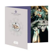 Star Wars Millennium Falcon 2024 UK 50p Brilliant Uncirculated Colour Coin Pack