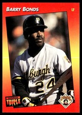 Barry Bonds 1992 Triple Play #116 Pirates MLB READ FREE SHIPPING AutographDen