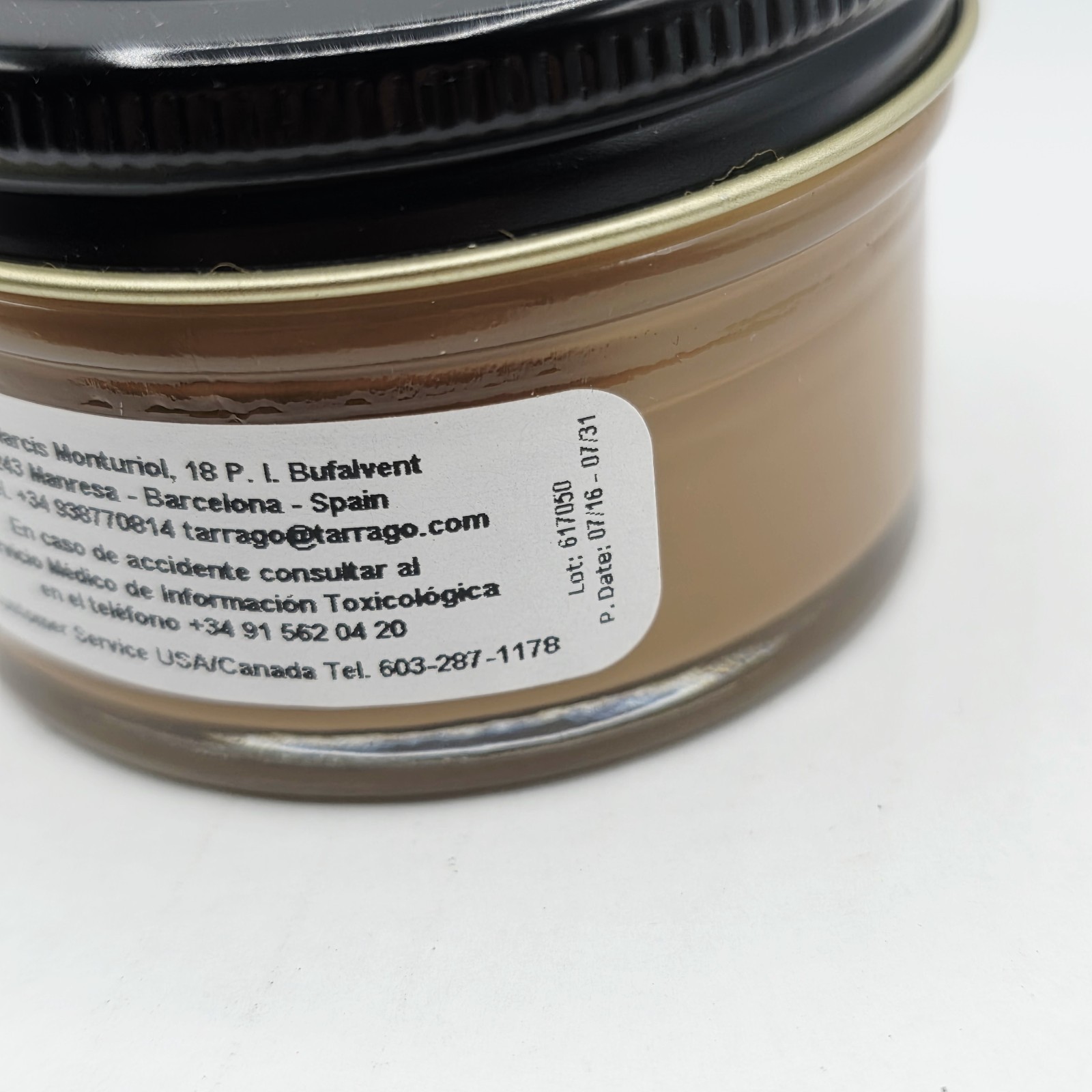 Tarrago Shoe Polish # 112 Sand Cream Leather Protector 1.76 oz. 50ml Boot