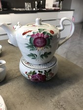 Stövchen  Teekanne  700 ml   Ostfriesenrose Friesenrose Ostfriesland AW Warnecke