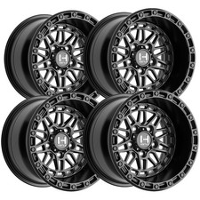 Set Of 4 Hostile Utv H150 Apex 15x7 5x4.5 13mm Satin Black Wheels Rims Set Of 4 Hostile Utv H150 Apex 15x7 5x4.5 13mm Satin Black Wheels Rims