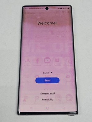 DEFECTIVE - Samsung Galaxy Note 10 - 256GB - Aura Glow - GSM Unlocked - 10851