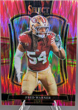 Panini Select 2025 Fred Warner Premier Level Prizm #118 49ers Football Card