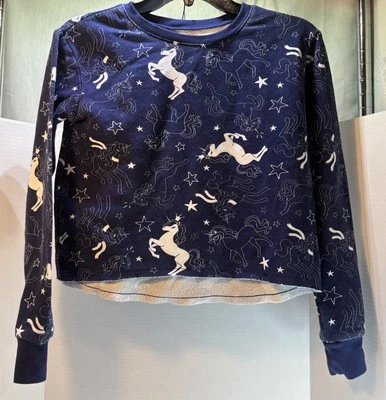 Justice Girls Unicorn Pullover Sweater Size 10 - Image 1 of 4