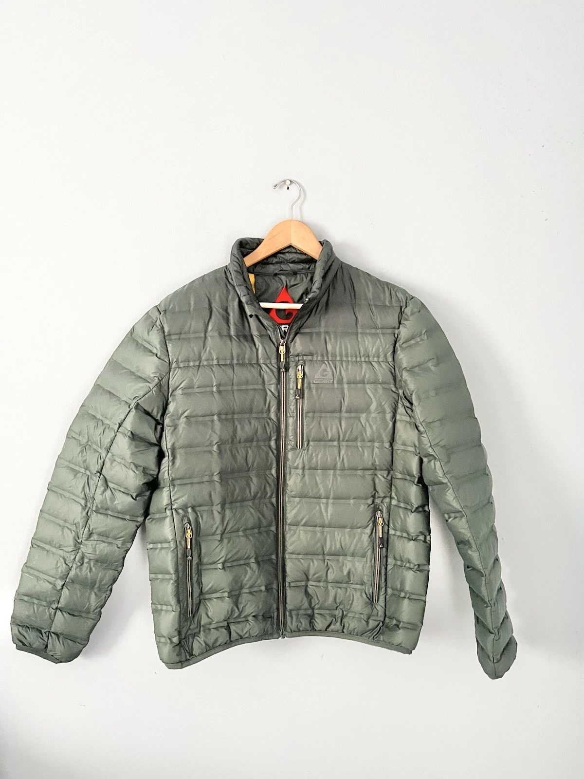Gerry Puffer Jacket Mens M Green Down Fill Quilted Full Zip Lightweight 1311092
Opens in a new windo