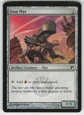 Iron Myr Scars of Mirrodin 168 C MP MTG